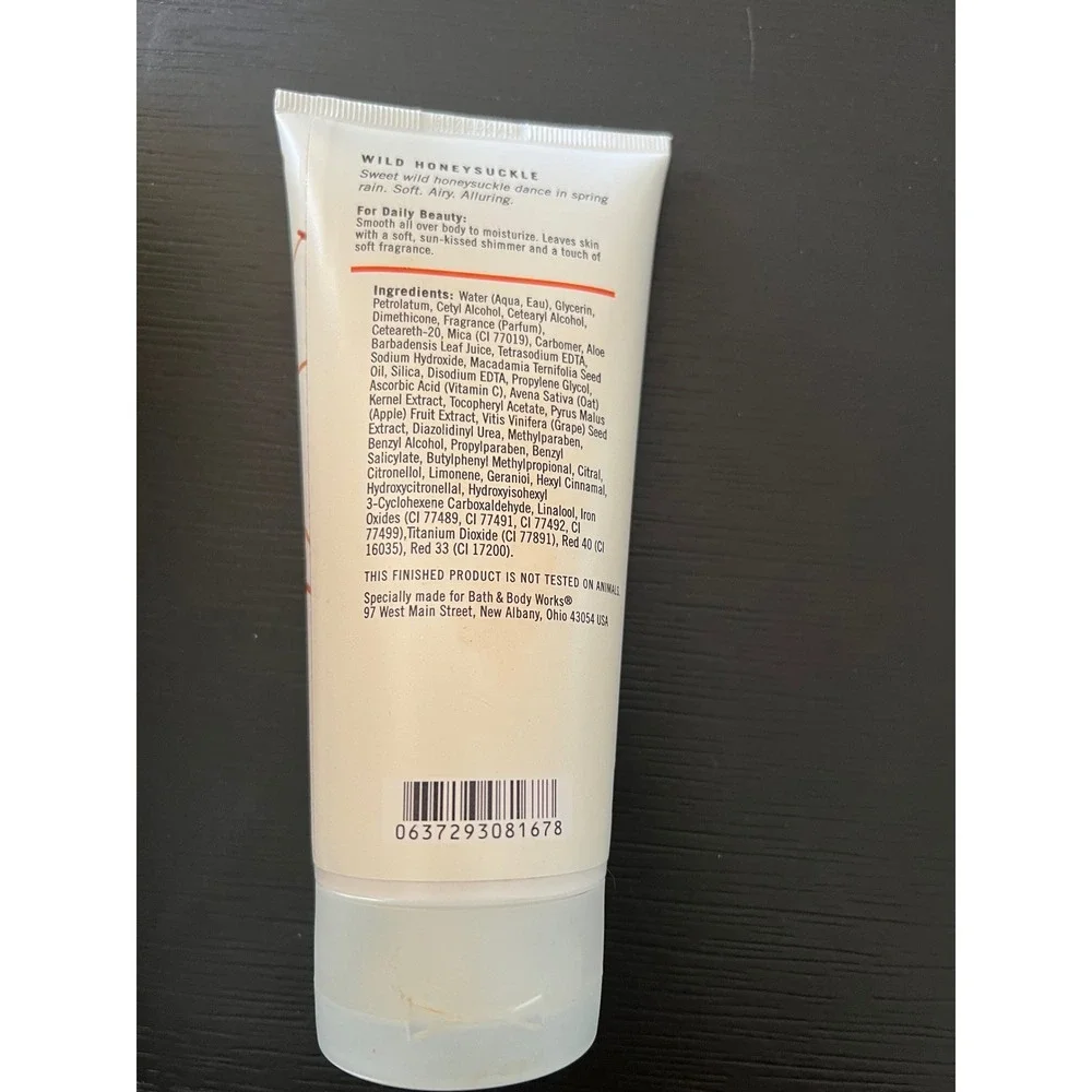 Bath & Body Works‎ Wild Honeysuckle Shimmer Lotion 6 oz Discontinued Rare